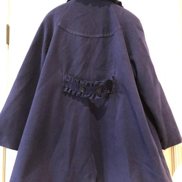 Beautiful royal blue wool coat. 20W EUC - Picture 2 of 4